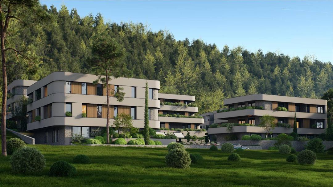 <p>The unique location of the resort was carefully chosen in order to satisfy the taste of clients who know how to recognize quality and perspective. A concept that will be a recognizable brand in Montenegro and beyond. Excellent strategic positioning of the resort just 10 minutes away from Budva, 10 minutes away from Tivat and Kotor as well as Tivat airport.</p><p>Eco building materials and A-class aesthetic elements will be used for the construction of the resort. The construction of several smaller apartment buildings is planned.</p><p>We emphasize the natural preservation and arrangement of existing green areas and diverse vegetation with the addition of a modern lifestyle.</p><p>Apartment owners in the resort will have unlimited access to the following facilities:</p><ul><li><i><strong>Reception and management company 24/7</strong></i></li><li><i><strong>Pool and SPA</strong></i></li><li><i><strong>Porter services and concierge services</strong></i></li><li><i><strong>Restaurant and viewpoint with a view of the sea and Jaz beach</strong></i></li><li><i><strong>Sports fields</strong></i></li><li><i><strong>Tourist bungalows for vacation</strong></i></li><li><i><strong>Outing for lovers of hiking and spending time in nature</strong></i></li><li><i><strong>Apartments for rent</strong></i></li><li><i><strong>Additional recreational facilities</strong></i></li></ul>