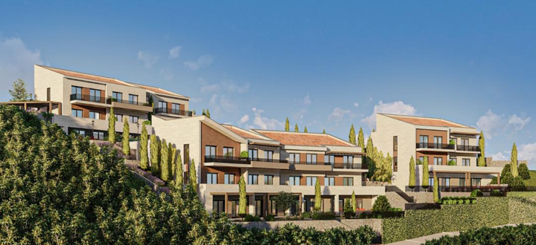 <p>Located in one of the fastest developing areas of Budva, The project offers you a unique opportunity with a unique view on the mountain slopes with the sea as the horizon.<br>Consisting of only 20 apartments, The projects has all the amenities of modern life with a sea view that you will have forever.</p><p>The project is a very exclusive residences consisting of only 20 residence apartments. It also opens the doors to a very special community for its owners. Owning a property in The project gives you a sense of stability and security. The course of Montenegro’s economy suggests that your property will appreciate in value over time. Your home will become a potentially lucrative long-term investment. A property where you can either live rent-free or earn rental income when not in use. When you own a property in The project, you will often join a specific community. This will lead to stronger social connections, a sense of belonging and opportunities to participate in local events and organizations.</p><p>You will become the owner of a house with a unique view of the sea on the slopes of the mountains with the breathtaking natural beauty of Budva with its deep blue Adriatic waters and rugged mountains.</p><p>Private home owners can rent out their apartments on a short or long term basis. The project management will take care of these processes on your behalf. Thus, your property investment will turn into an income generating investment for you. Especially in the summer months, when tourism is very lively and Budva beaches are full of people, it will be a win-win for you. The project management plans to manage this process in a healthy and profitable way with global business partner.</p><p>Escape the summer heat and indulge in ultimate relaxation at our swimming pool. Whether you’re seeking a refreshing dip orlounging poolside with a good book, our inviting pool area provides the perfect oasis for rest and rejuvenation.</p><p>The project has a state of the art gym and spa, that will help you relax or get fit either on summer or winter seaseons.</p><p>The landscaping design for the residential complex emphasizes both aesthetic appeal and functionality, creating a serene environment for residents to enjoy. Incorporating green spaces, walking paths, and scenic elements, the landscape enhances the overall ambiance and promotes a sense of community well-being.</p><p>The project features an underground parking garage that is seamlessly linked with all three buildings within the complex.This integrated parking facility offers residents convenient and secure parking options, eliminating the need for external parking lots and ensuring easy access to their residences.</p><p>The complex consists of 3 buildings: building A, B, and C, between which there are spaces for recreation, a swimming pool, a children’s playground and spacious green areas.<br>A block is oriented towards the sea, creating the atmosphere of a Mediterranean place in the spirit of local tradition. They are positioned so that in the upper part of the plot there is building A.<br>In order to provide more free space and green areas, parking is dominantly placed in the garage, which is located under the buildings.<br>Each of the buildings consists of a garden floor, and two level floors where the apartments are located. There are a total of 7 apartments in all buildings, 1 three-room, 1 tworoom and 5 one-room apartments.<br>All residential units are designed so that the spaces where people live and stay are illuminated by natural light to the optimal extent possible. In addition to providing a visual sea view feast for the eyes, the green areas on the ground floor also serves as spaces for recreational activities and social gatherings. Residents may readjust designated areas for picnics, yoga sessions, or outdoor games, fostering a sense of community and camaraderie among neighbours.</p>