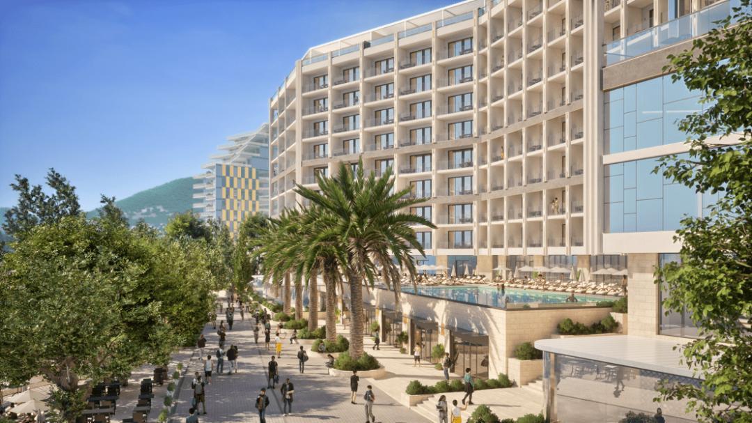 <p><strong>Проект расположен на престижных пляжах Будванской Ривьеры, отмеченных Голубым флагом, всего в четырёх километрах от средневекового Старого города и в получасе езды от аэропорта Тиват.</strong><br>Он представляет собой первый на побережье международный пятизвёздочный комплекс под профессиональным управлением.<br>Скульптурный средиземноморский фасад и частный пляж площадью 3 000 м² открывают ворота в оживлённое прибрежное сообщество, где прогулочные набережные, окружённые соснами, тянутся на 16 километров, а вечера наполнены атмосферой Ривьеры.</p><p>Внутри повседневная жизнь превращается в курортную привилегию: 154 элегантных гостиничных номера переходят в 136 полностью меблированных бренд-резиденций площадью от 58 м².<br>Жителей ждут панорамный инфинити-бассейн, круглогодичный велнесс-центр площадью 2 580 м², четыре ресторана и двухуровневое казино, огни которого сияют до поздней ночи.</p><p>Для семей предусмотрен просторный детский клуб площадью 458 м², а любители пробежек могут встречать рассвет вдоль воды, заканчивая утро чашкой кофе с соседями на набережной.</p><p>Под блеском Ривьеры стоит надёжность мирового уровня: портфель проекта насчитывает более 400 объектов недвижимости и 15-миллионную базу участников программы лояльности, что обеспечивает стабильный спрос круглый год.<br>Профессионально управляемый арендный пул превращает каждую резиденцию в простой евро-номинированный источник дохода.</p><p><strong>Жизнь у моря, подкреплённая мировой системой гостеприимства — где душевные дни сочетаются с умными инвестициями.</strong><br>Открытие запланировано на 2027 год: проект станет центром новой главы Ривьеры — круглогодичным хабом для жизни у Адриатического моря, где вы действительно почувствуете себя как дома.</p><h3><strong>The Private Residences</strong></h3><p><strong>The Private Residences</strong> — это эксклюзивное прибрежное сообщество, созданное надёжной девелоперской компанией с более чем 30-летним опытом и реализованными проектами общей площадью свыше 1 миллиона квадратных метров.<br>Расположенный в живописном прибрежном регионе Будвы, проект представляет собой 12-этажное жилое здание, сочетающее современную архитектуру с высоким уровнем морского образа жизни.<br>Комплекс включает <strong>136 жилых единиц</strong> и <strong>95 парковочных мест</strong>, разработанных в соответствии с высочайшими стандартами комфорта, приватности и качества жизни.</p><p>Во всём комплексе используются только материалы премиум-класса, обеспечивающие долговечность и комфорт.<br>Резиденции оснащены двухкамерными окнами для улучшенной тепло- и звукоизоляции, полностью меблированы и предлагают продуманный интерьер, отражающий стиль современной прибрежной жизни.</p><h3><strong>Крытый и открытый бассейн</strong></h3><p>Расслабьтесь с комфортом — в вашем распоряжении крытый и открытый бассейны. Открытый бассейн дарит захватывающие панорамные виды на Адриатическое море — идеальное сочетание роскоши и умиротворения.</p><h3><strong>Фитнес-центр</strong></h3><p>Оставайтесь в форме в современном спортивном зале, оснащённом оборудованием для силовых, кардио- и велнесс-тренировок.</p><h3><strong>Двухуровневое казино</strong></h3><p>Казино мирового уровня, расположенное прямо на территории комплекса, добавит азарта и развлечений в нескольких шагах от вашего дома.</p><h3><strong>Частный пляж</strong></h3><p>Наслаждайтесь эксклюзивным частным пляжем, предназначенным только для жителей комплекса — здесь вас ждут тишина, уединение и панорамные виды.</p><h3><strong>Wellness & Spa</strong></h3><p>Восстановите тело и разум в полностью оборудованном велнесс- и спа-центре, предлагающем широкий спектр процедур и услуг.</p><h3><strong>Торговые пространства</strong></h3><p>Исследуйте оживлённый выбор ресторанов, кафе и баров, а также бутик-магазинов — всё это в нескольких шагах от вашего дома, создавая удобство и живую атмосферу сообщества.</p>