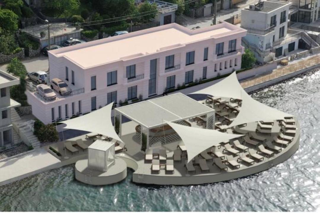 <p>The hotel is in a wonderful location, right on the coast of Krašići. The entire building is oriented towards the sea, all areas of the hotel have a sea view.&nbsp;</p><p>A microlocation for Mini hotel and Yacht Club development, is located in the immediate vicinity of Tivat airport, less than 6 km from the airport. Tivat Airport, in addition to commercial flights, provides landing and takeoff services for private small planes.&nbsp;</p><p>The Mini Hotel with Yacht Club is designed in the style of prestigious seaside residences. It contains an accommodation area, a restaurant area, a special area for the yacht club, an area for renting yachts. The special exclusivity of this object is reflected in the usage of the beach ponta of 500 m2 area, exclusively for hotel guests and club members, with direct access from the sea.</p><p>The ground floor of the building is for public use, restaurant, reception, yacht club. The beautiful in front of the hotel is an extension of the public spaces in the building. Our hotel went into the sea at this point. Ponta is a special experience for all lovers of the Mediterranean. Privileges of this type are rare, so they should be experienced. Our investment allows you to become a resident not only of the coast but also of the sea. This convenience makes your 