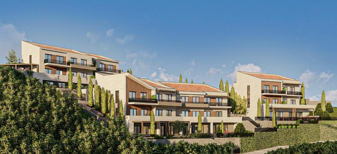 <p>Located in one of the fastest developing areas of Budva, The project offers you a unique opportunity with a unique view on the mountain slopes with the sea as the horizon.<br>Consisting of only 20 apartments, The projects has all the amenities of modern life with a sea view that you will have forever.</p><p>The project is a very exclusive residences consisting of only 20 residence apartments. It also opens the doors to a very special community for its owners. Owning a property in The project gives you a sense of stability and security. The course of Montenegro’s economy suggests that your property will appreciate in value over time. Your home will become a potentially lucrative long-term investment. A property where you can either live rent-free or earn rental income when not in use. When you own a property in The project, you will often join a specific community. This will lead to stronger social connections, a sense of belonging and opportunities to participate in local events and organizations.</p><p>You will become the owner of a house with a unique view of the sea on the slopes of the mountains with the breathtaking natural beauty of Budva with its deep blue Adriatic waters and rugged mountains.</p><p>Private home owners can rent out their apartments on a short or long term basis. The project management will take care of these processes on your behalf. Thus, your property investment will turn into an income generating investment for you. Especially in the summer months, when tourism is very lively and Budva beaches are full of people, it will be a win-win for you. The project management plans to manage this process in a healthy and profitable way with global business partner.</p><p>Escape the summer heat and indulge in ultimate relaxation at our swimming pool. Whether you’re seeking a refreshing dip orlounging poolside with a good book, our inviting pool area provides the perfect oasis for rest and rejuvenation.</p><p>The project has a state of the art gym and spa, that will help you relax or get fit either on summer or winter seaseons.</p><p>The landscaping design for the residential complex emphasizes both aesthetic appeal and functionality, creating a serene environment for residents to enjoy. Incorporating green spaces, walking paths, and scenic elements, the landscape enhances the overall ambiance and promotes a sense of community well-being.</p><p>The project features an underground parking garage that is seamlessly linked with all three buildings within the complex.This integrated parking facility offers residents convenient and secure parking options, eliminating the need for external parking lots and ensuring easy access to their residences.</p><p>The complex consists of 3 buildings: building A, B, and C, between which there are spaces for recreation, a swimming pool, a children’s playground and spacious green areas.<br>A block is oriented towards the sea, creating the atmosphere of a Mediterranean place in the spirit of local tradition. They are positioned so that in the upper part of the plot there is building A.<br>In order to provide more free space and green areas, parking is dominantly placed in the garage, which is located under the buildings.<br>Each of the buildings consists of a garden floor, and two level floors where the apartments are located. There are a total of 7 apartments in all buildings, 1 three-room, 1 tworoom and 5 one-room apartments.<br>All residential units are designed so that the spaces where people live and stay are illuminated by natural light to the optimal extent possible. In addition to providing a visual sea view feast for the eyes, the green areas on the ground floor also serves as spaces for recreational activities and social gatherings. Residents may readjust designated areas for picnics, yoga sessions, or outdoor games, fostering a sense of community and camaraderie among neighbours.</p>