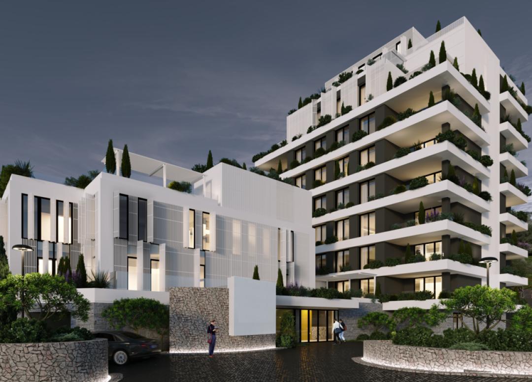 <p>The complex is located within the olive park, near St. Stefan, along the main Adriatic highway, 400 meters from the sea and 200 meters from the Milocer park.<br>The eight-story residential part of the complex consists of hotel accommodation units and private apartments and penthouses, while the other part of the hotel houses the reception, restaurant, gym, SPA and outdoor pool. Hotel rooms and apartments occupy floors from the ground floor to the 3rd floor.<br>In the area of ​​the olive park with an area of ​​almost 10,000 m2, access to which will be exclusively available to apartment owners and hotel guests, there will be numerous hiking trails, children's playgrounds, outdoor gyms, as well as another outdoor swimming pool.</p><p>The infrastructure of the complex is the perfect embodiment of unobtrusive premium service 24/7. A private territory of 10,000 m2, independent of the outside world, under the leadership of the management company, leading the Balkan TOP 10 according to The Times.</p><p>Mediterranean-style spaces with elements of natural wood, marble and expensive fabrics. In the residences of the complex , the splendor of the air<br>spaces is organically combined with layouts and functionality.</p><p>A space with your personality - miniature apartments and luxury penthouses with the possibility to choose an interior, exclusively designed for the owners of the residences.</p><p>Your residence in the heart of the Adriatic is located in an attractive proximity to picturesque beaches and an ideal distance from the turbulent rhythm of the Budva Riviera.</p><p>The complex is surrounded by the natural and historical beauties of the southern Mediterranean. A tunnel , artfully hidden under the motorway, allows comfortable access to Sveti Stefan park and the pristine beaches of Montenegro.</p><p>A contribution to real estate will provide you with a stable income due to an organic increase in the cost of apartments up to 20% annually and a guaranteed profit of 5% per annum from renting out a residence with a phased payment system for maximum financial comfort.</p><p>24-hour premium service with a fullrange of services of a five-star hotel . The private territory of the apart-hotel has all the conditions for a serene rest of the soul and body. A perfectly designed landscape design, unsurpassed hospitality and personalized approach will become the true foundation of a harmonious Mediterranean l ifestyle.</p><p>&nbsp;</p>