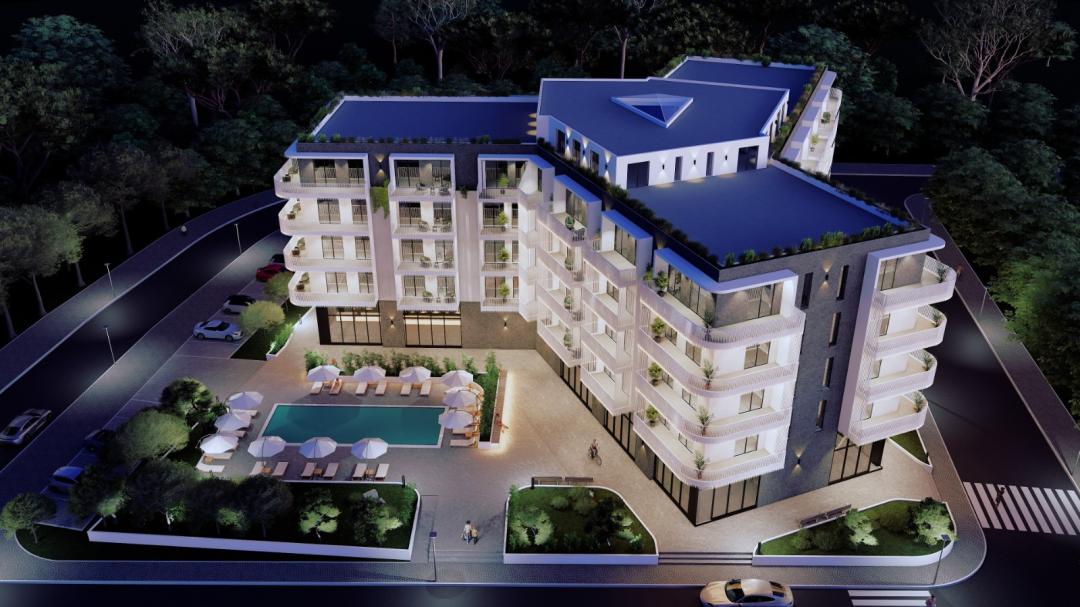 <p>The building is located in the newest project in Qerret, built with contemporary standards.<br>Discover a new standard of living by the sea, only 200 meters from the beach, where tranquility, fresh air, and comfort come together in a perfect choice for living or investment.<br><br>With modern architecture and a focus on quality, this residence offers functional spaces designed for comfortable living throughout the year.</p>