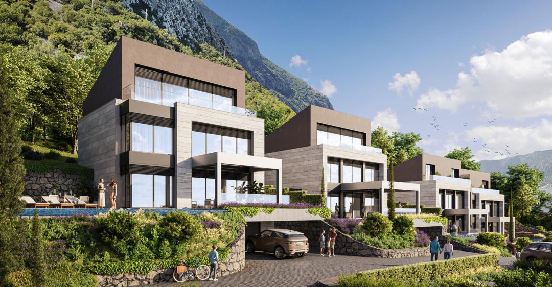 <p>Each villa features unobstructed views of the bay from every suite, living room, and dining area. Welcome to the complex, where Montenegrin charm meets luxury. Our villas, blending modernity with tradition, offer breathtaking views of Kotor Bay and the Adriatic Sea. Each meticulously crafted villa combines spacious living areas with modern amenities, honoring Montenegro’s architectural style.</p><p>At the complex, we offer luxury living with a Montenegrin twist. Our villas are steeped in history, enveloped in nature, and inspired by a passion for luxury. Our dedicated team is committed to providing an extraordinary living experience that perfectly balances luxury and comfort with a distinct Montenegrin twist.</p><p>At the complex, our villas are simply spectacular. Investing here offers not just a lifestyle but also a lucrative opportunity, given Kotor Bay’s popularity and potential for high rental income and property appreciation.</p><p>Nestled amidst stunning vistas of crystalline waters, majestic mountains, and lush greenery. Our eco-friendly approach ensures preservation of our surroundings while offering modern amenities for a sustainable lifestyle.</p><p>The complex offers breathtaking bay views from every room, complemented by intelligent living features for seamless control of lighting, temperature, and security. Experience contemporary luxury with modern amenities and ample storage solutions, all while ensuring safety with audio intercom and alarm systems. Convenient parking facilities ensure hassle-free access and security for your vehicles.</p><p>Our location in Kotor Bay, a UNESCO World Heritage Site, provides breathtaking views of the Adriatic Sea and surrounding mountains. With the charming Old Town of Kotor nearby, our residents have the opportunity to immerse themselves in Montenegro’s vibrant history and culture.</p><p>The complex also offers long term installment plan.</p><p>&nbsp;</p>